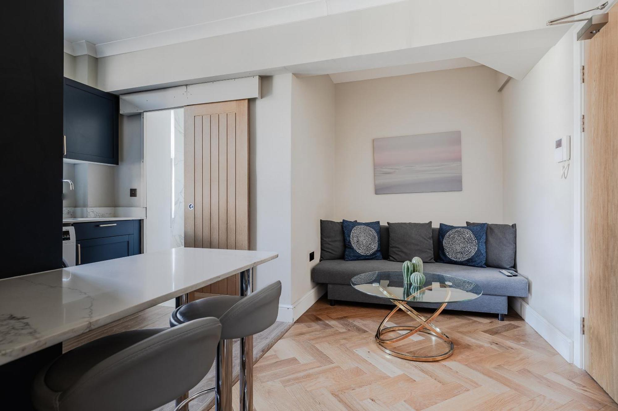 Deluxe One-Bedroom Apartment with City View