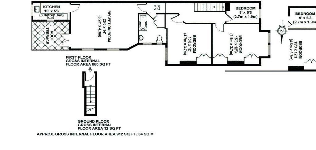 Apartment with Shower
