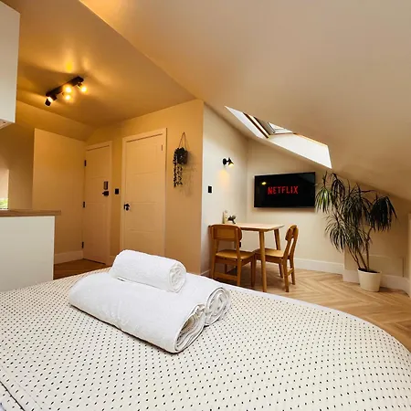 The Nook Londons Swanky Studio With Free Parking-2