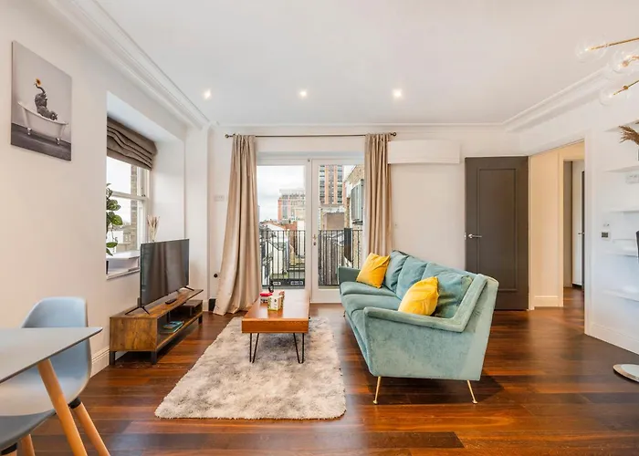 Luxury One Bedroom With Ac, Bidet, Balcony View, Free Coffee, Tea, Wifi In Central London