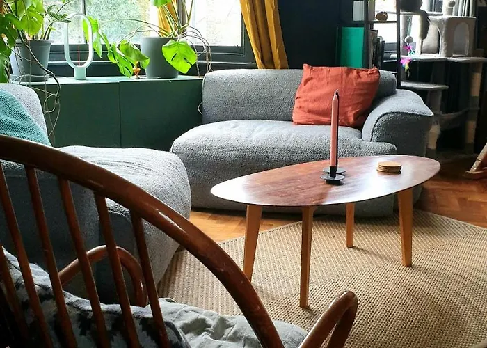 Charming Bedroom In Artist Studio