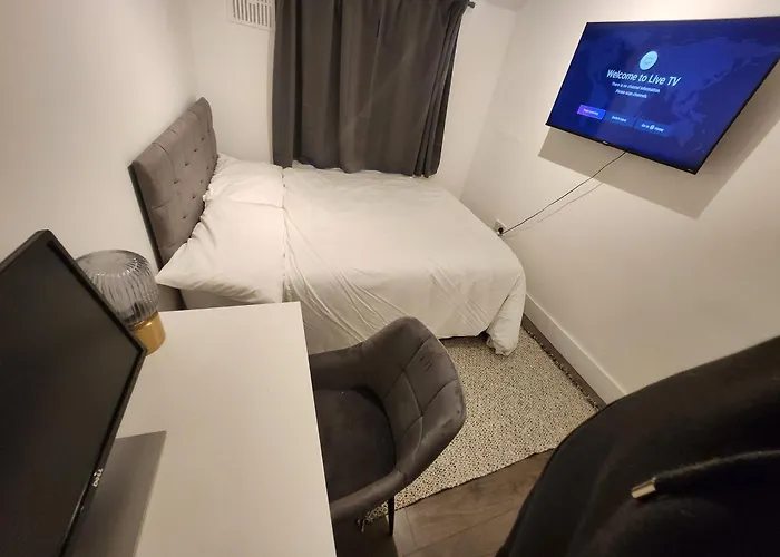 Flat With Work Station, Monitor, Smart Tv & Netflix