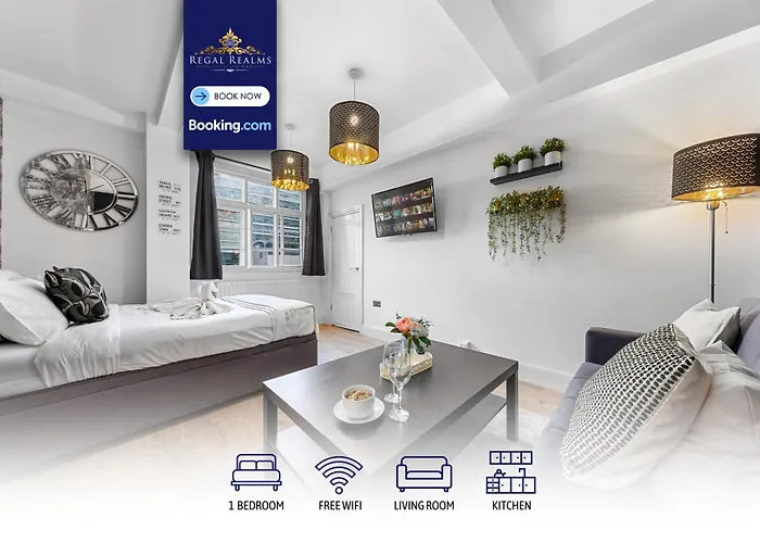 1 Bedroom Apt By Regal Realms Short Lets & Serviced Accommodation Central London 2 Mins From Paddington Station