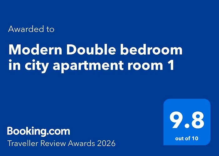 Modern Double Bedroom In City Apartment Room 1 London