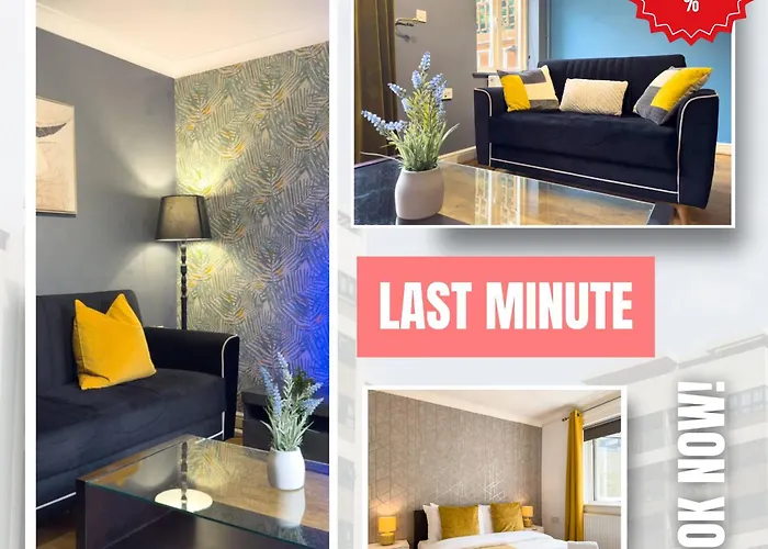 Spacious 2 Bedroom House With Free Parking For 5 Guests