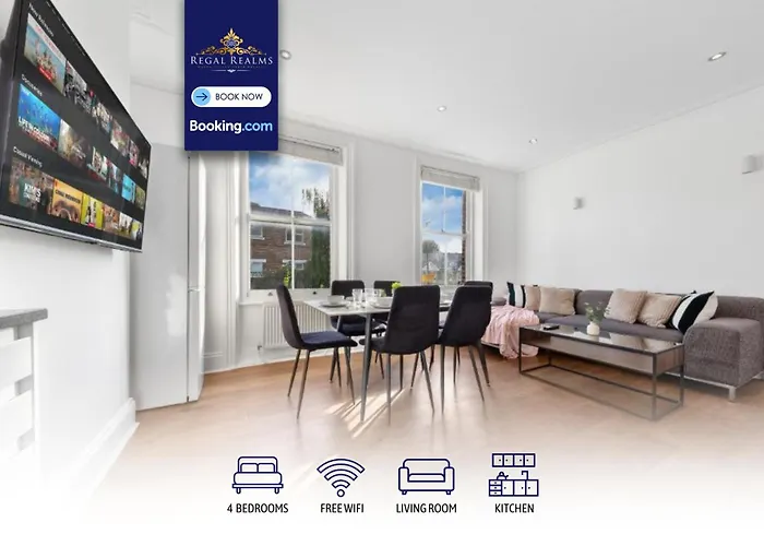 Shard View On Terrace 4Br Rare London Stay, Cinematic Scenes For 10