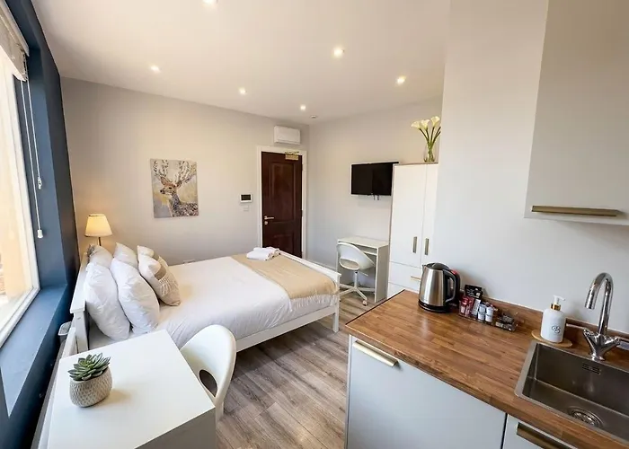 Chic Studio Auto Check-In, 15 Min To Central Londra