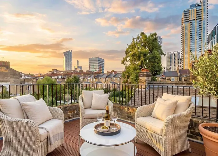 Shard View On Terrace 4Br Rare London Stay, Cinematic Scenes For 10