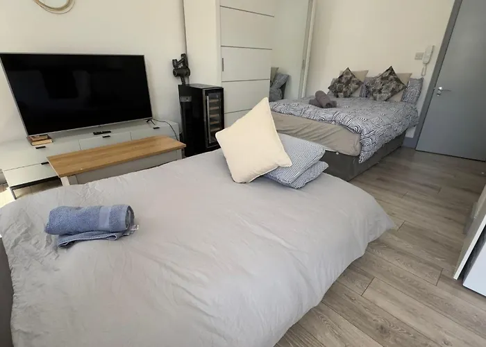 Modern Studio Flat With Balcony In Heart Of London